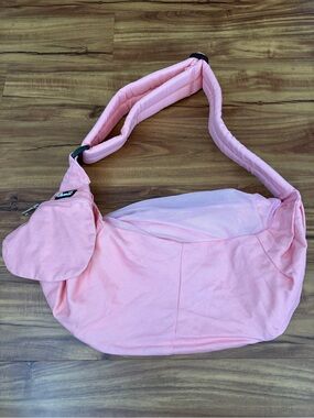 Amazon Pink Padded Dog Sling Carrier with Shoulder Strap